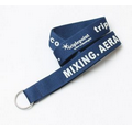 Navy Blue Polyester Lanyard 3/4" (20 mm) wide